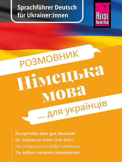 Titeldetails für Sprachführer Deutsch für Ukrainer nach Markus Bingel - Verfügbar